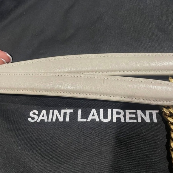 SAINT LAURENT Loulou Small YSL Puffer Chain Shoulder Bag - Picture 12 of 14
